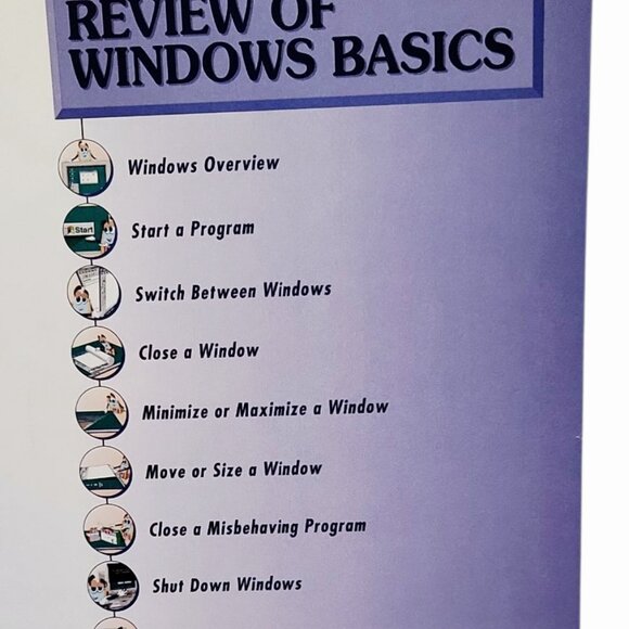 Windows 95 Intermediate 3D Visual Series maranGraphics 1996 Canadian Ex Con 151p - Picture 8 of 10